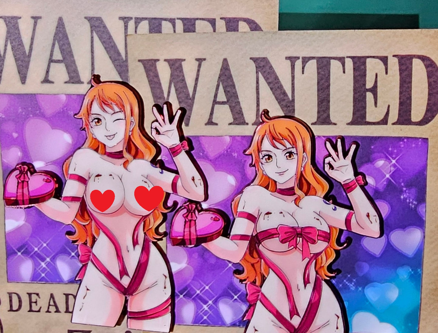 Nami Valentines Pin