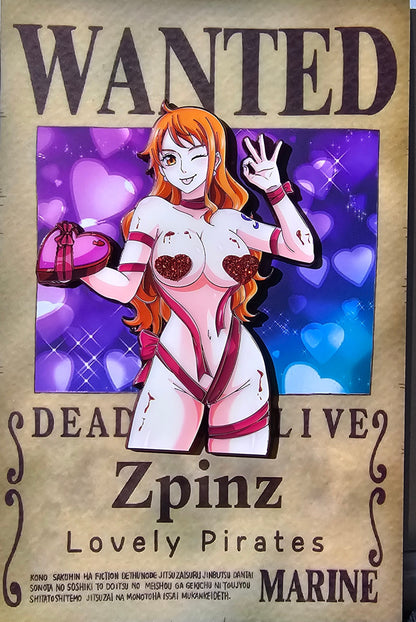 Nami Valentines Pin