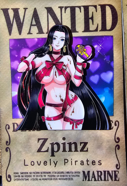 Boa Hancock Valentines Pin