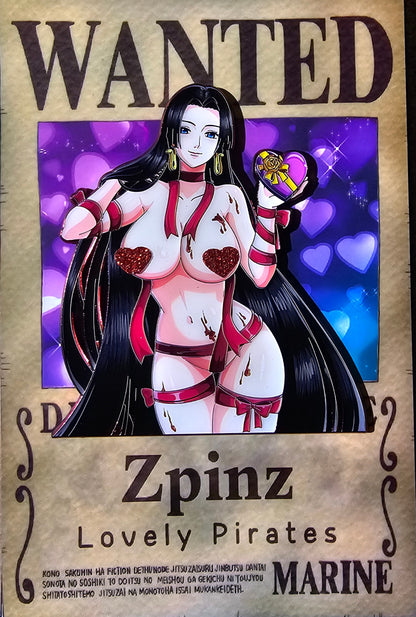 Boa Hancock Valentines Pin