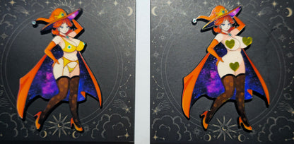 Witch of the FLowers Pin