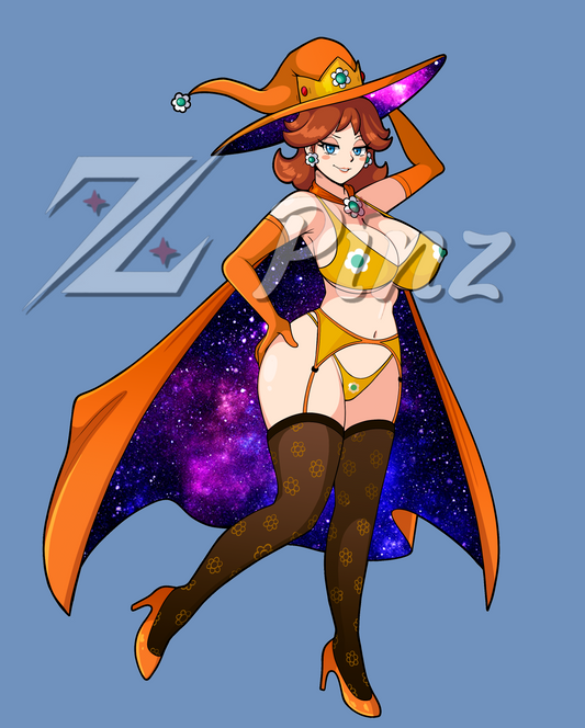 Witch of the FLowers Pin
