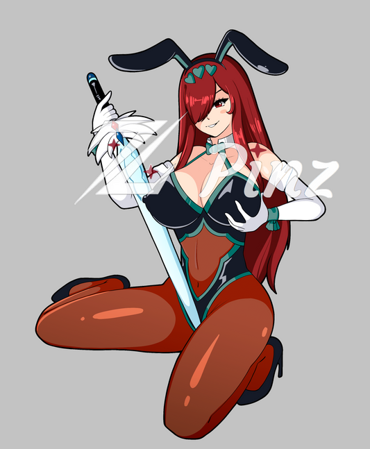 Scarlet bunny Pin