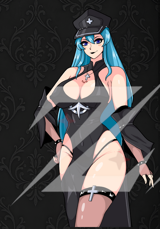 Ice Queen  Esdeath Goth Pin