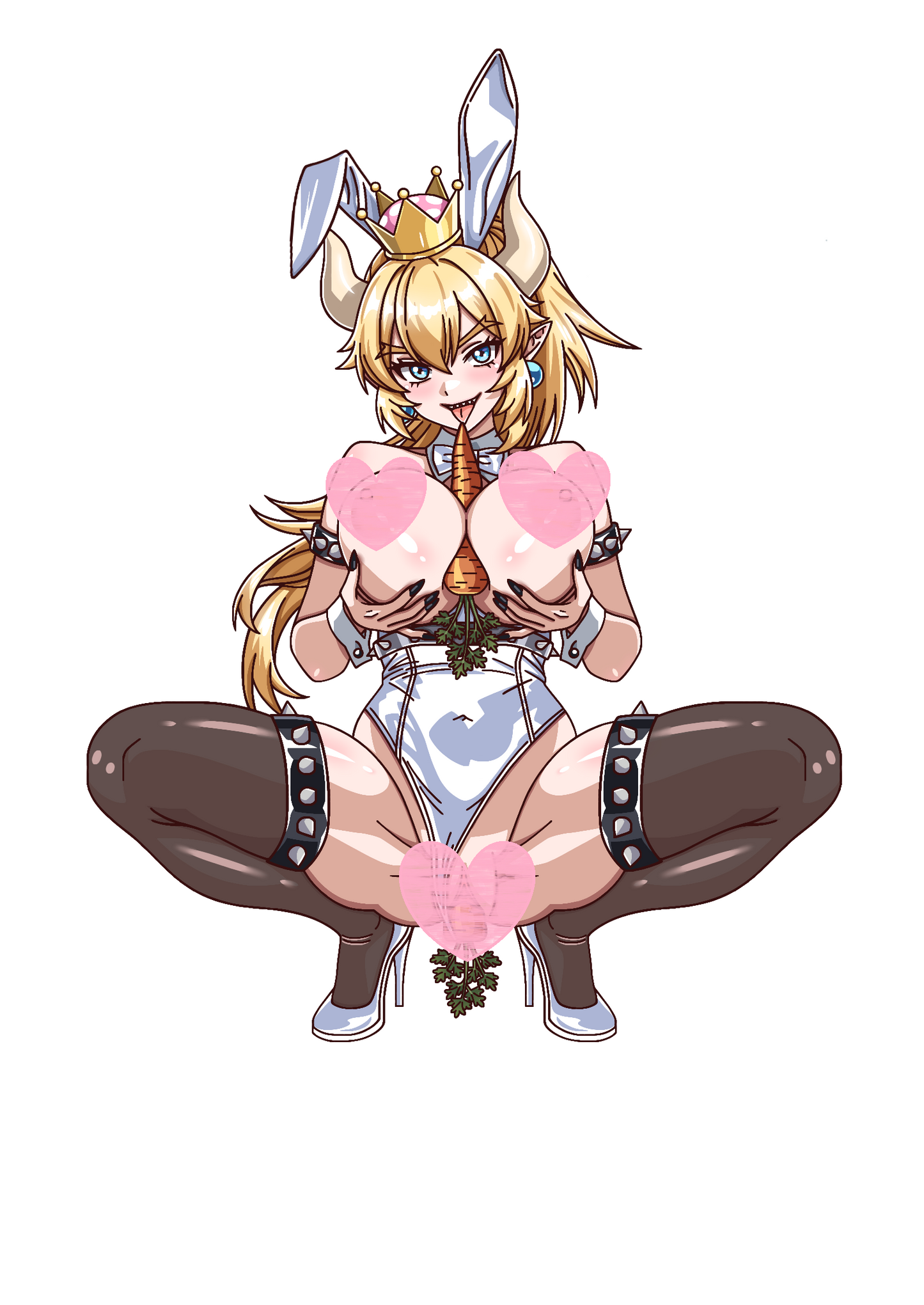 Bowsette Bunny Delight Pin