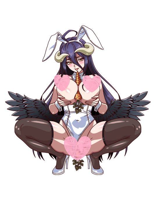 Overlord Albedo Bunny Delight Pin