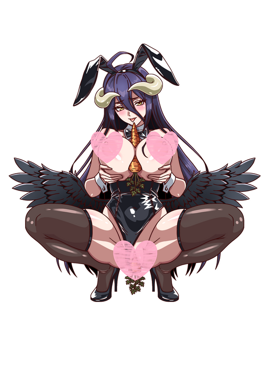 Overlord Albedo Bunny Delight Pin