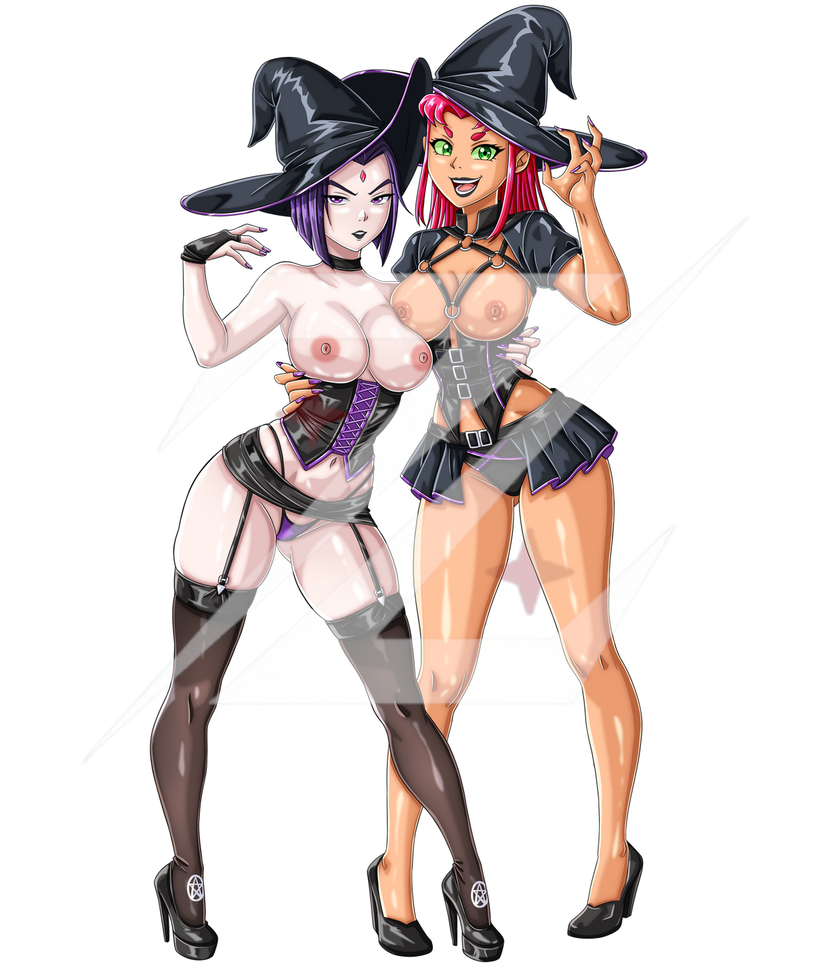 Halloween Raven & Starfire Pin***PRE-ORDER***