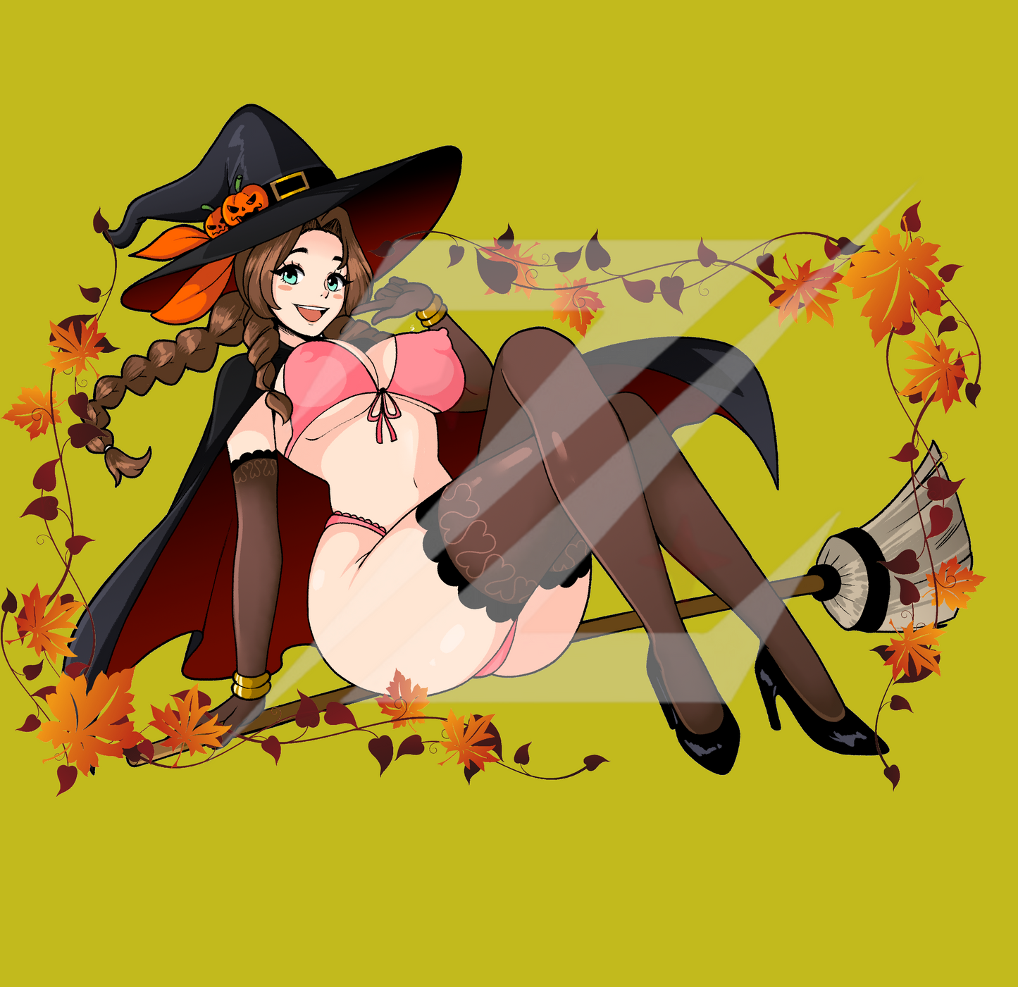 Aerith Gainsborough Witch Pin