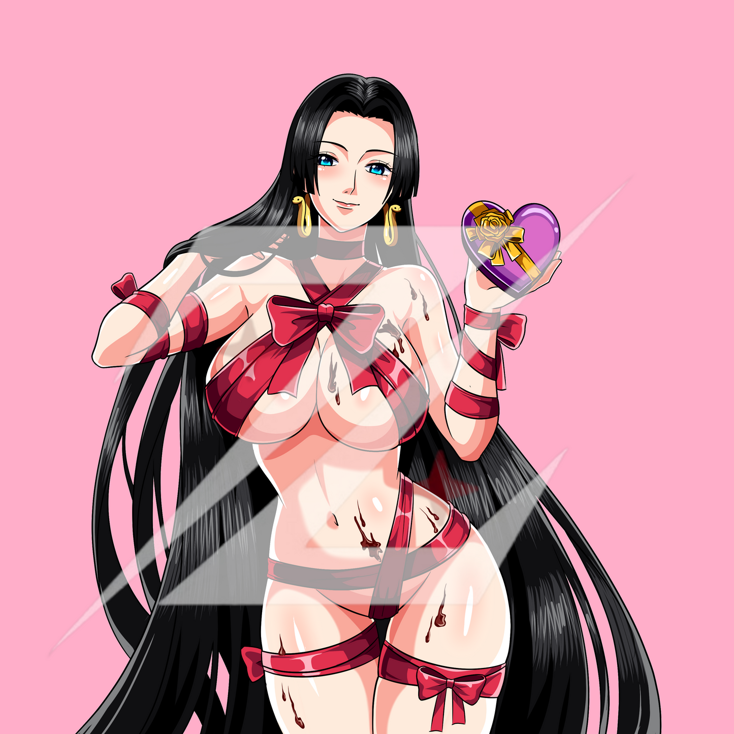 Boa Hancock Valentines Pin