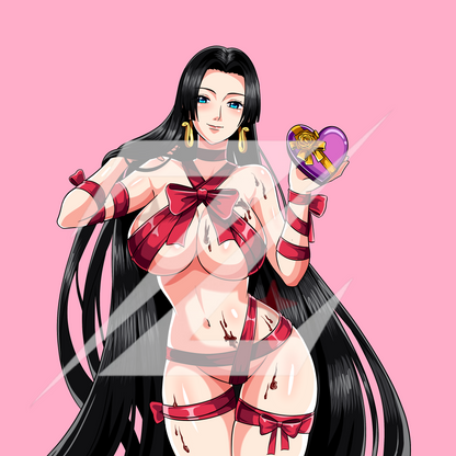 Boa Hancock Valentines Pin