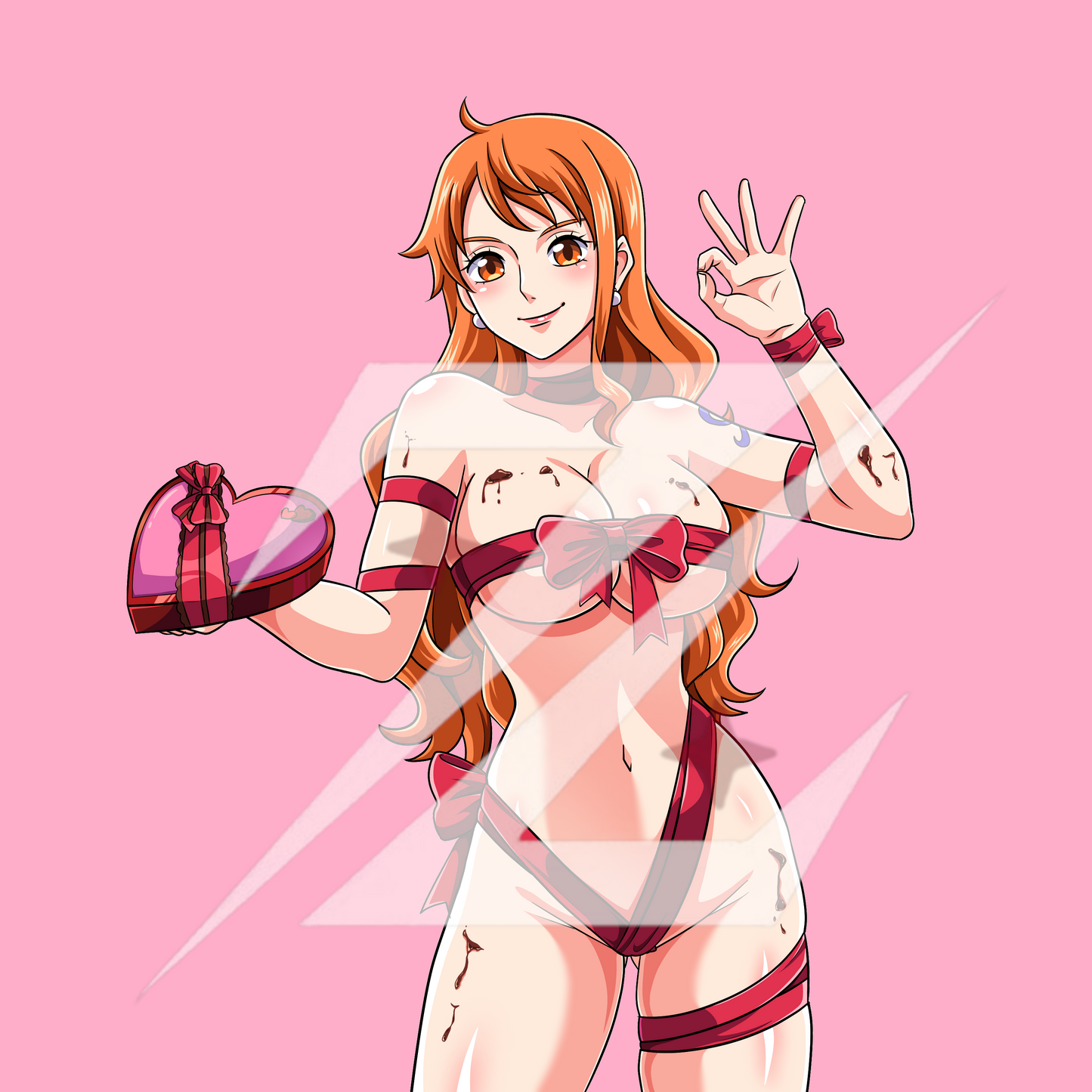 Nami Valentines Pin